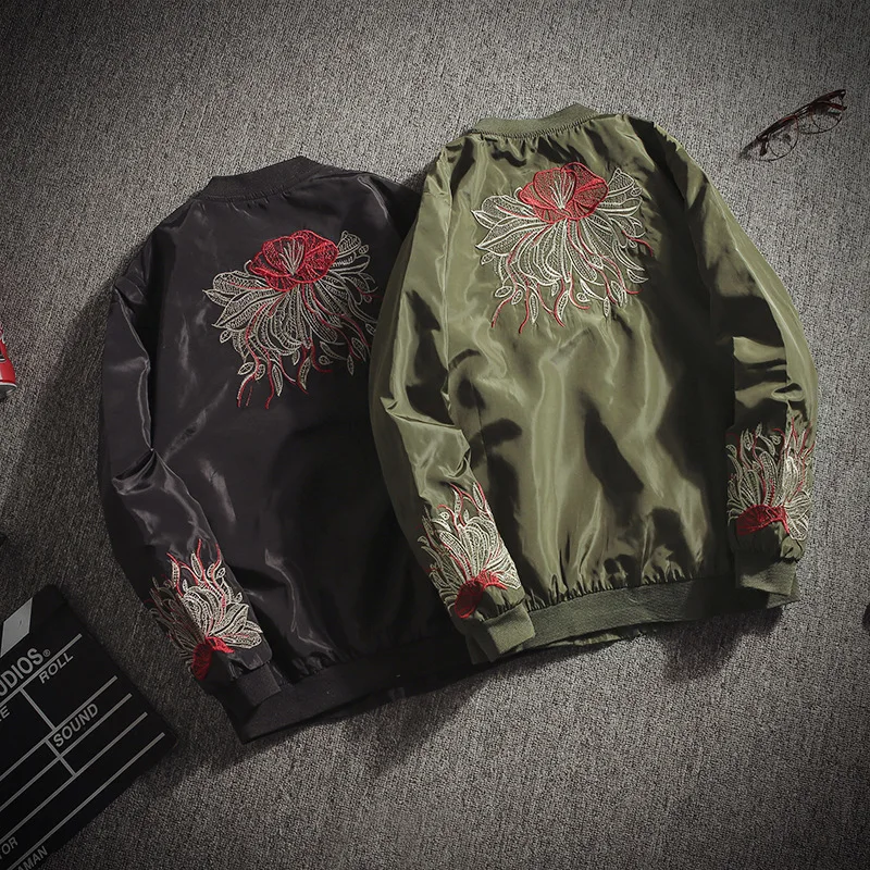 

Students Spring Clothing New Style Embroidered MEN'S Jacket Korean-style Handsome Trend Baseball Uniform Casual Thin MEN'S Coat