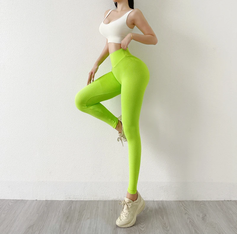 New Yoga Pant Leggings Tights Women Pants Thick High Waist Highly Elastic Seamless Push Up Tights pantalones de mujer