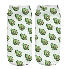 Креативные носки с объемным принтом фруктов; носки-башмачки; классические модные повседневные носки; сезон лето-осень; качественные удобные теплые Дышащие носки