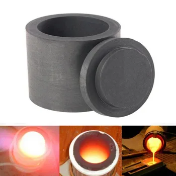 

Pure Graphite Crucible Cup Propane Torch Melting Gold Silver Copper Metal