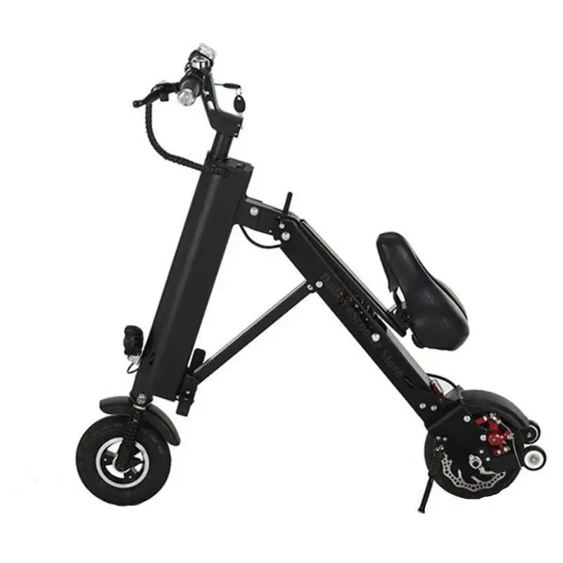 Electric Bike 36V 350W Two Wheeled Bicycles 8'' Folding Ladies Scooter Adults With Double Suspension | Спорт и развлечения