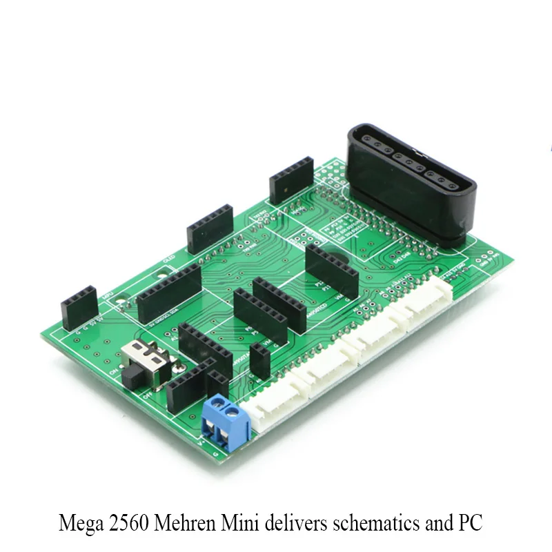 

The Mega 2560 Wheel Trolley Car Adapter Plate can be paired with modules such as the A4950 Drive MPU6050
