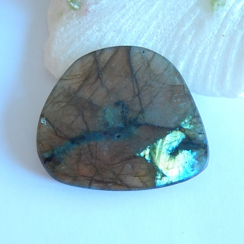 Mother/'s Day  Amazing Labradorite Cabochon Beautiful Blue Flashy Labradorite Gemstone For Jewelry Making Best Easter SalGift 39 Cts RT-5A