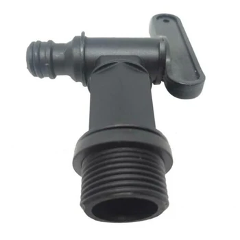 

With switch Nozzle Connector Part Tool IBC ton valve Hose Adapter Faucet Cap