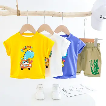 

2020 Summer Baby Boys' Sets Short-Sleeved T-shirt and Shorts