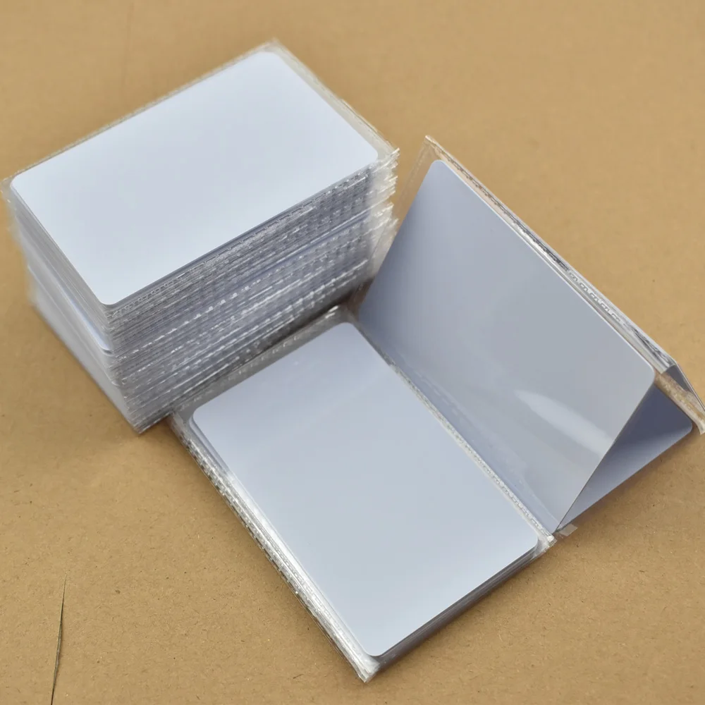 

100pcs/Lot 13.56MHz RFID Card NFC Cards ISO14443A MF S50 Proximity Smart Card 0.8mm Thin For Access Control