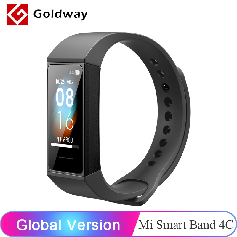 Глобальная версия Xiaomi Mi Smart Band 4C цветной фитнес браслет 1 08 &quotцветной сенсорный