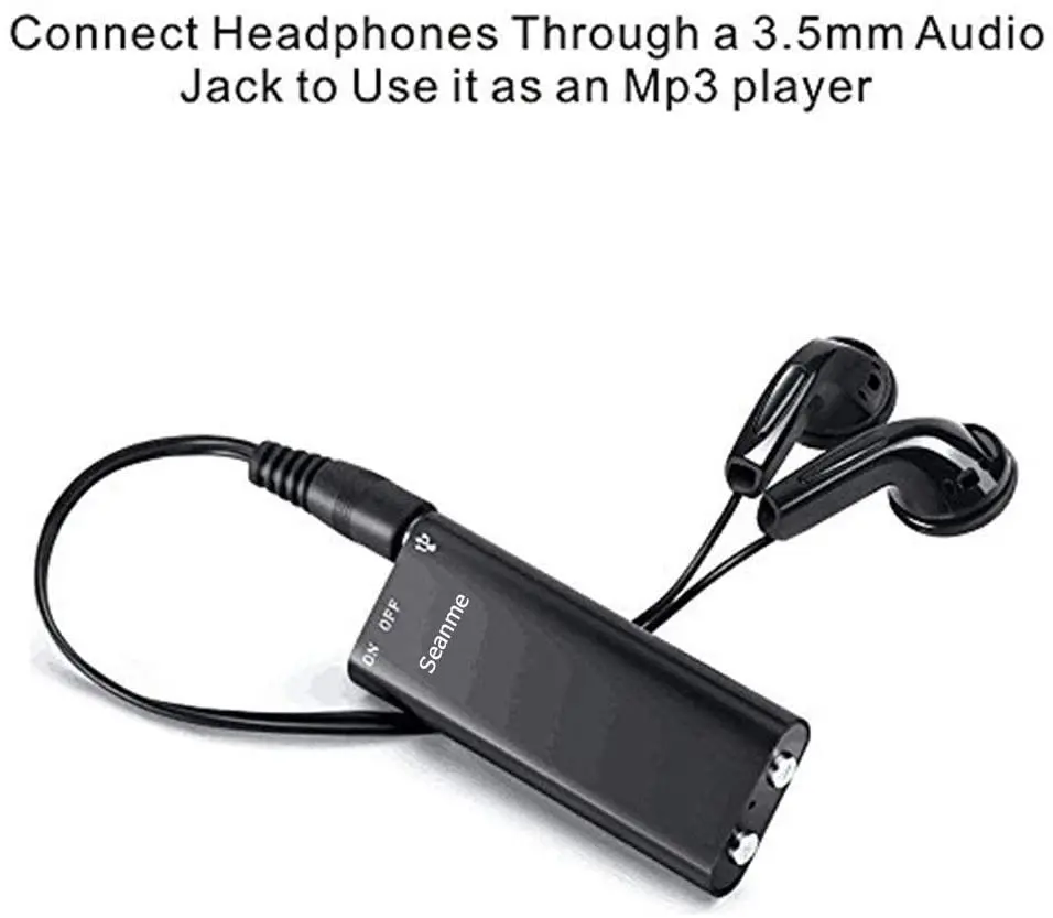 Цифровой Диктофон мини диктофон с 8 Гб USB флеш накопителем/170 часов записывающая