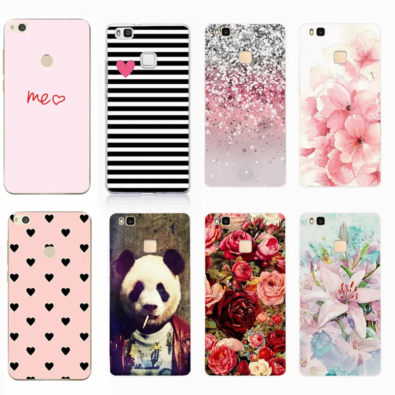 Phone Case on for Huawei P20 Pro P 20 p20lite Cover Fundas Flower Floral Plants For P8 P9 P10 Mate 10 Lite Y5 II Soft |