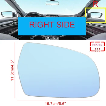 

MagicKit For Audi A4 B9 2013-2015 Blue Wing Door Mirror Glass Driver Side 8K0857536F