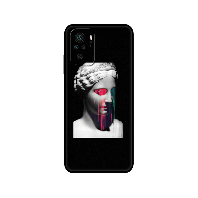 Xiaomi Redmi Note 10 Case 4G 5G Back cover For Redmi Note 10 Pro Phone Cover on Redmi Note 10S bumper silicon black tpu case