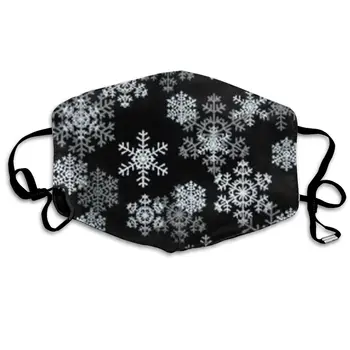 

Snowflakes print Dustproof and windproof mask, washable and reusable, suitable for outdoor sports