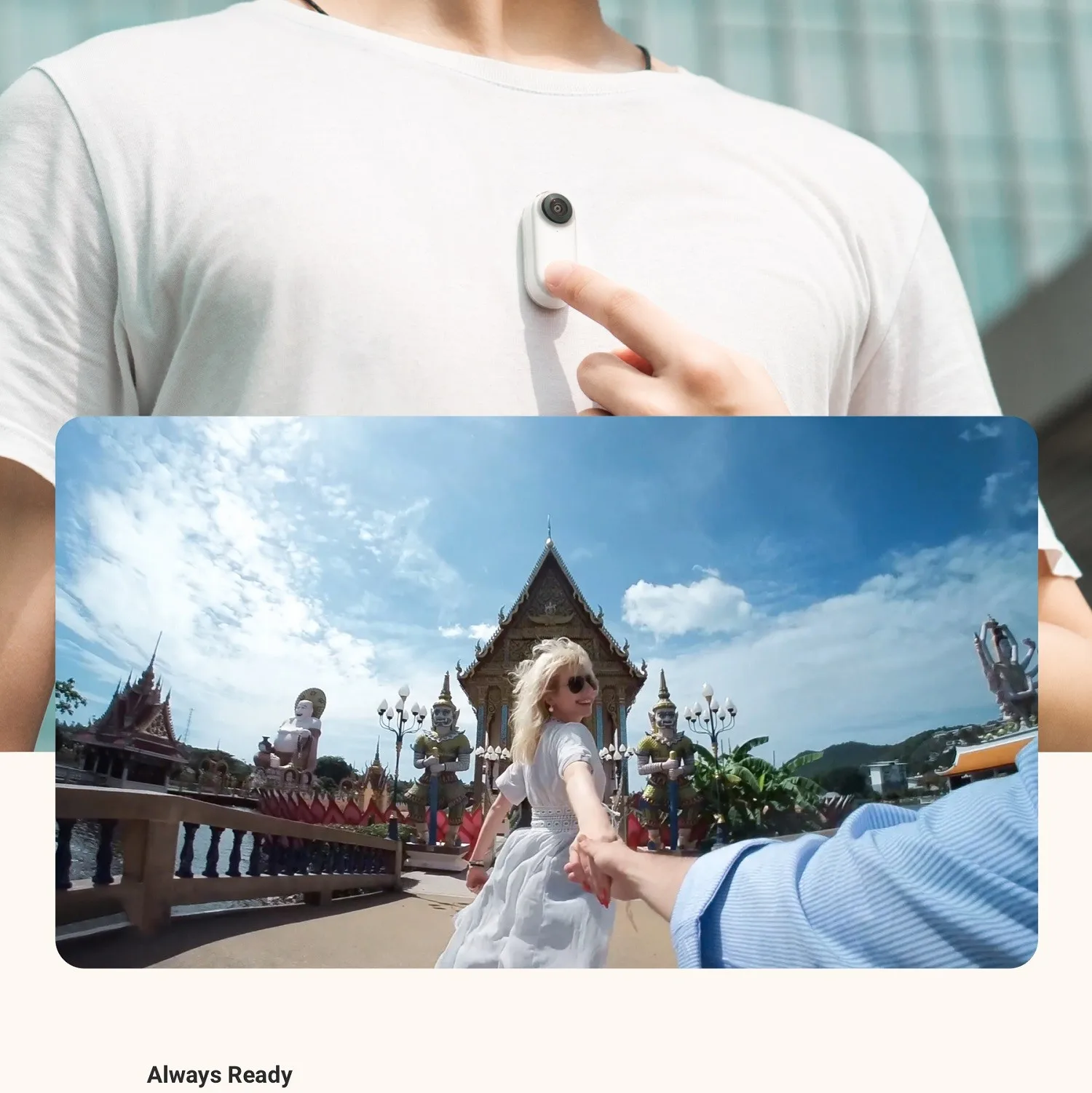 Экшн камера Insta360 GO AI автоматическое изменение без рук самая маленькая