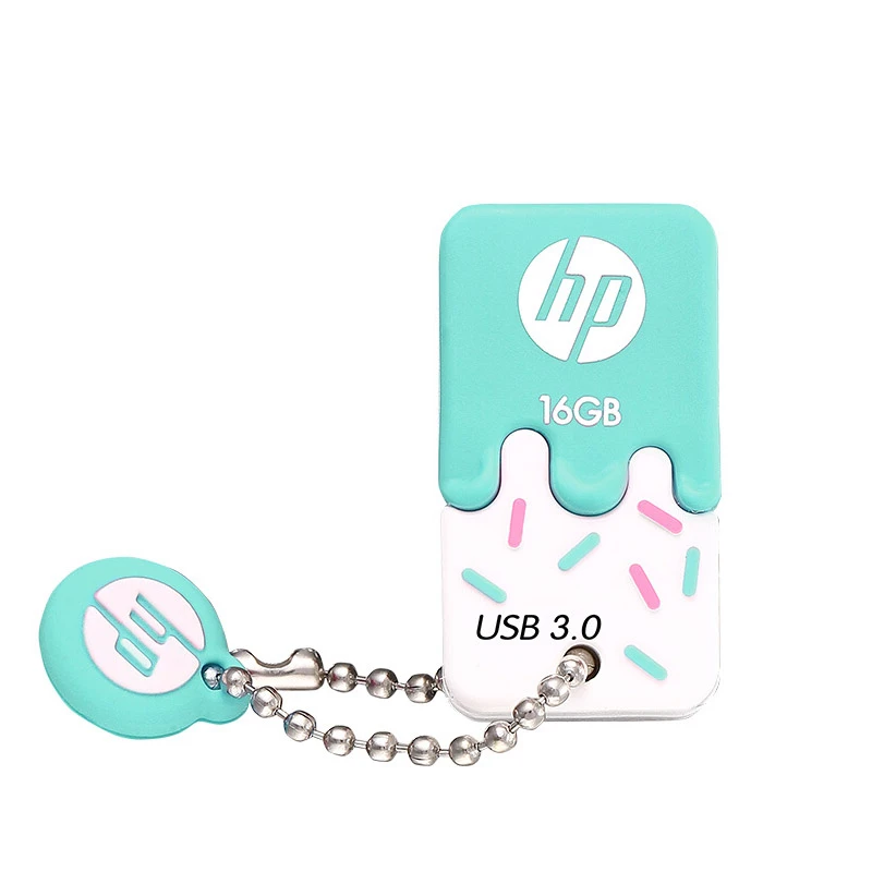

HP X778W USB Flash Drive 16GB/32GB/64GB Ice Cream Cle USB3.0 Silicone Memory Stick Pen Drive Pendrive U Disk On Key Thumb Driver
