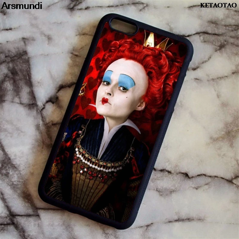 KETAOTAO Alice in Wonderland the Red Queen Phone Cases for iPhone 5C 5S 6S 7 8 Plus X Case Soft TPU Rubber Silicone |