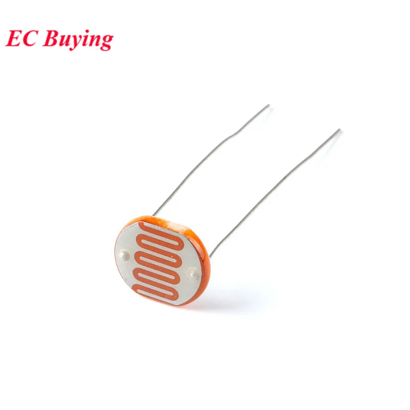 20 штук светочувствительный резистор Фоторезистор 5506 5516 5528 5537 5539 5549 светозависимый резистор 5 мм Фоторезистор для Arduino