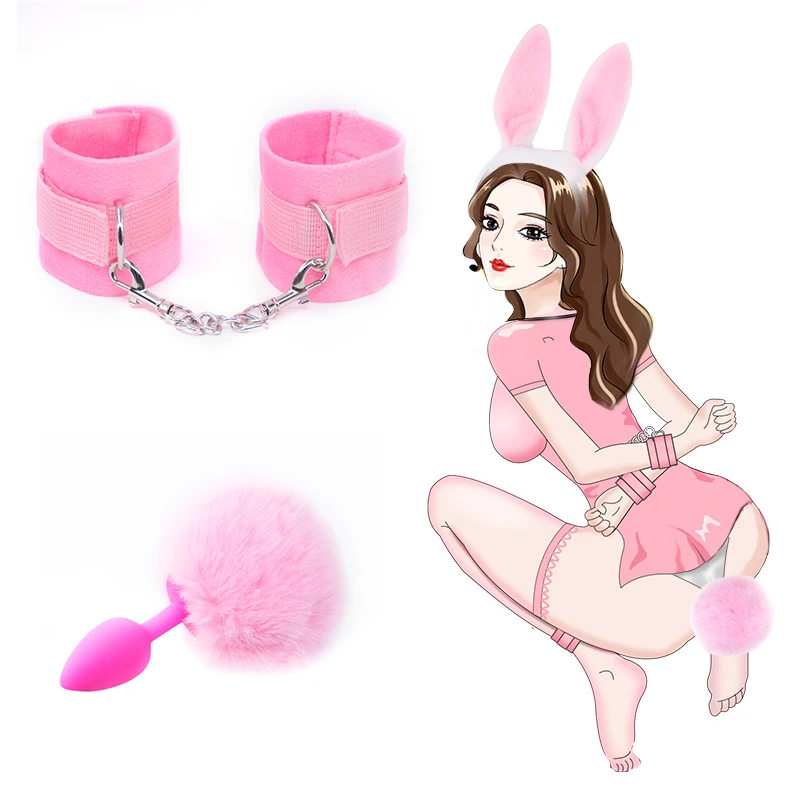 800px x 800px - Kawaii Bunny Tail With Ears Female Butt Plug Cute Rabbit Tail With Plush  Handcuffs Silicone Anal Plug Women Gay Gifts Sex Toy - Adult Games -  AliExpress