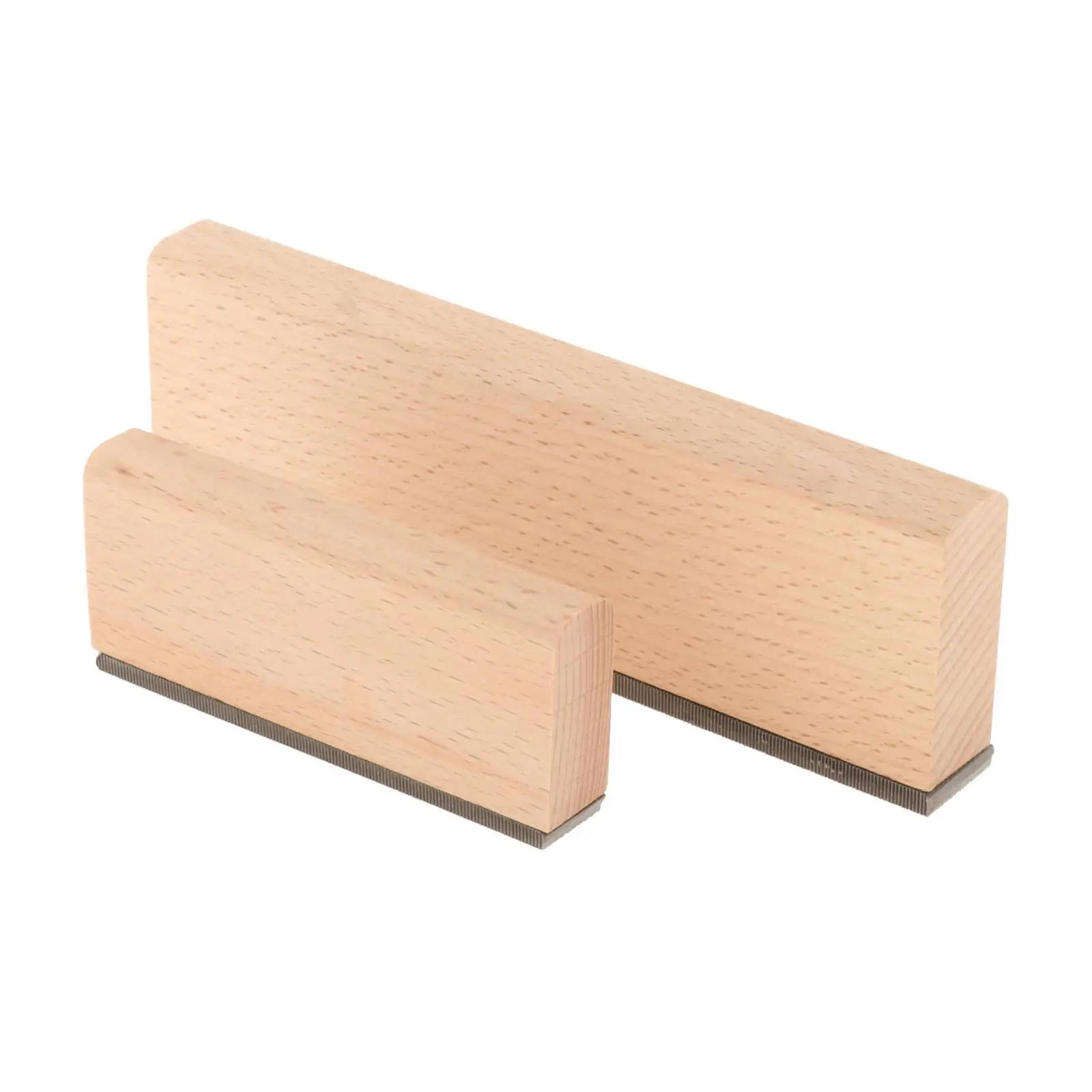 Maple Wood & Iron Frets Neck Leveling Polishing File Tool for Bass Banjo Mandolin