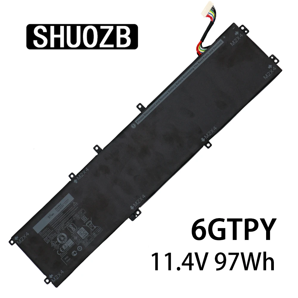6GTPY Новый аккумулятор для ноутбука DELL Precision 5520 5530 XPS 15 9570 9560 Series Notebook 5XJ28 5D91C