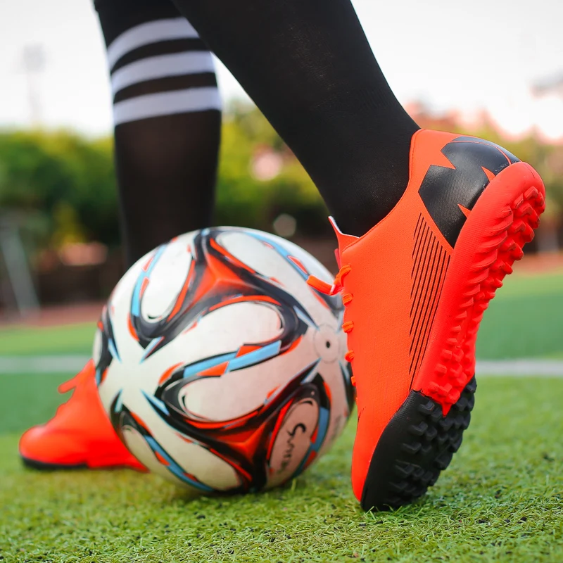 Футбольные бутсы Крытый газон Futsal кроссовки TF & Длинные шипы Мужская обувь