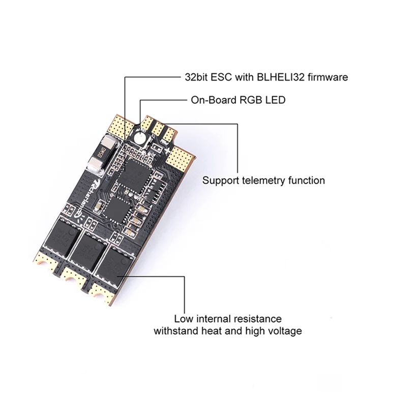 DIY FPV Racer Drone части двигателя ESC Combo 2306 2400KV бесщеточный двигатель 3~ 4S с Razor32 V2 35A BLheli_32 ESC