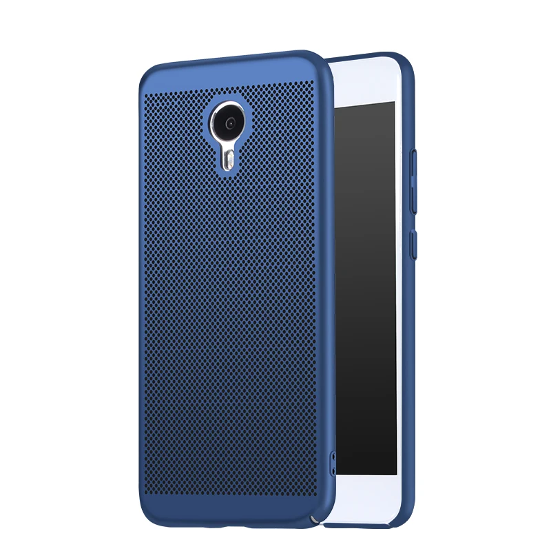 

Hard PC Case For Meizu M5S M6 M3 Note M5 Note M5C Heat Dissipation Back Cover For Meizu Pro 7 Plus Phone Cases Housing Coque
