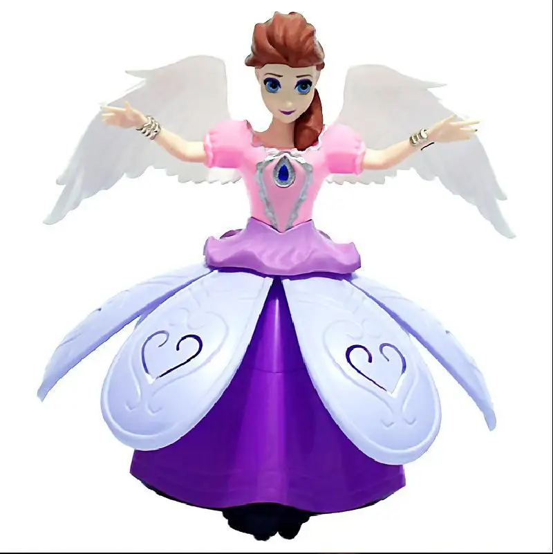 Princess Frozen Cartoon Animation Figure Elsa Doll Light Music Spinning  Dance Dance Doll Model Funny Children's Souptoys Gifts _ - AliExpress Mobile
