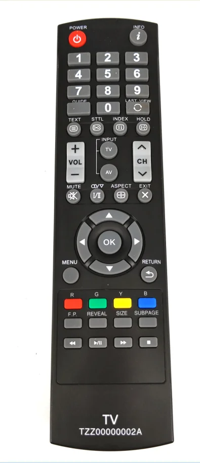 TZZ00000002A Используется для Panasonic TZZ00000001A TZZ00000002A ТВ пульт дистанционного управления - Цвет: TZZ00000002A