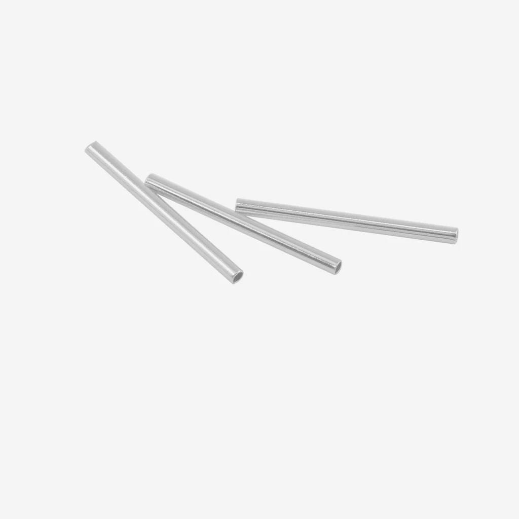 50pcs silver color/Rose Gold Tube Spacer Beads Tube Connector Jewelry Findings