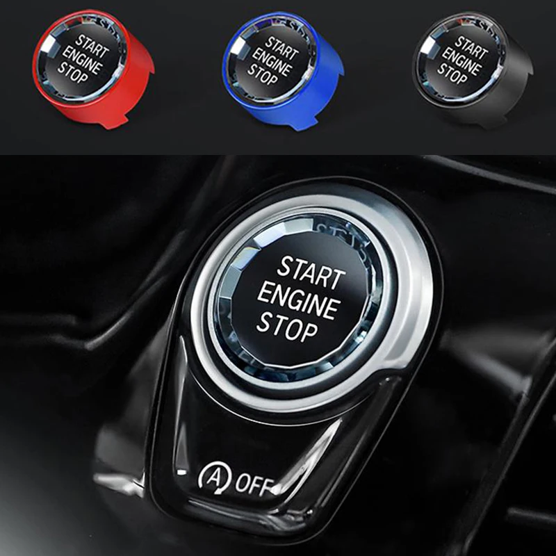 Наклейки на кнопки включения и остановки двигателя автомобиля для BMW серии 1 3 5 G01
