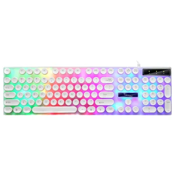 

Wired Keyboard And Mouse Set Usb Illuminated Manipulator Keyboard And Mouse Kit