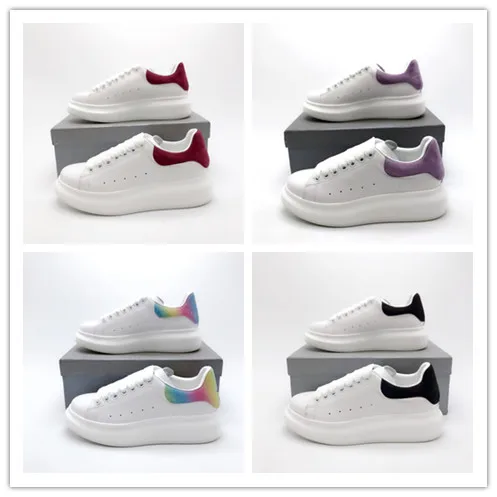 

White shoe designer men women flat shoes shoes sport shoes running shoe true leather suede olomlb-mc sneakers size 36-45