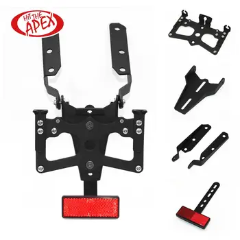 

Motorcycle Accessories Adjustable Fender Plate with reflector For SUZUKI GSXR600 GSX-R600 2008-2010 Bracket License Plate Holder