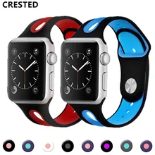 Спортивный ремешок для apple watch pulseira apple watch 4, 3, 5, ремешок 44 мм, 40 мм, iwatch band 42 мм, 38 мм, браслет correa, ремешок для часов