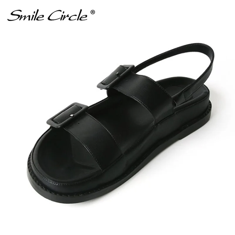

Smile Circle / 2020 summer ladies sandals high heels best street look ladies square head open toe pullover sandals ladies