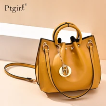 Модные сумки через плечо для женщин сумка женская сумка новая дикая женская сумка через плечо Ptgirl Корейская Большая вместительная сумка-мессенджер