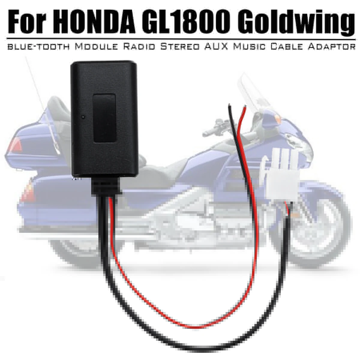 Мотоцикл bluetooth адаптер модуль aux-в аудио кабель для Honda Для Goldwing GL1800