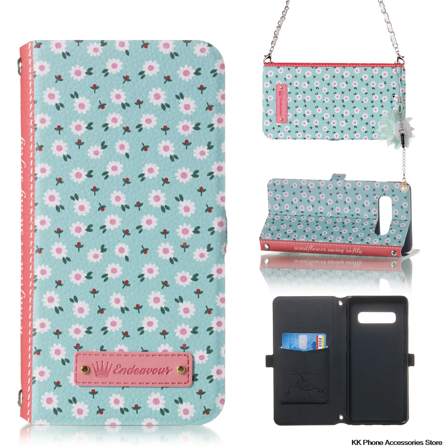 Кожаный чехол книжка для Samsung A70 A50 A40 A30 A20E A3 A5 S8 S9 S10 Plus S10e S6 S7 Edge S5 Note 8|Бамперы| |