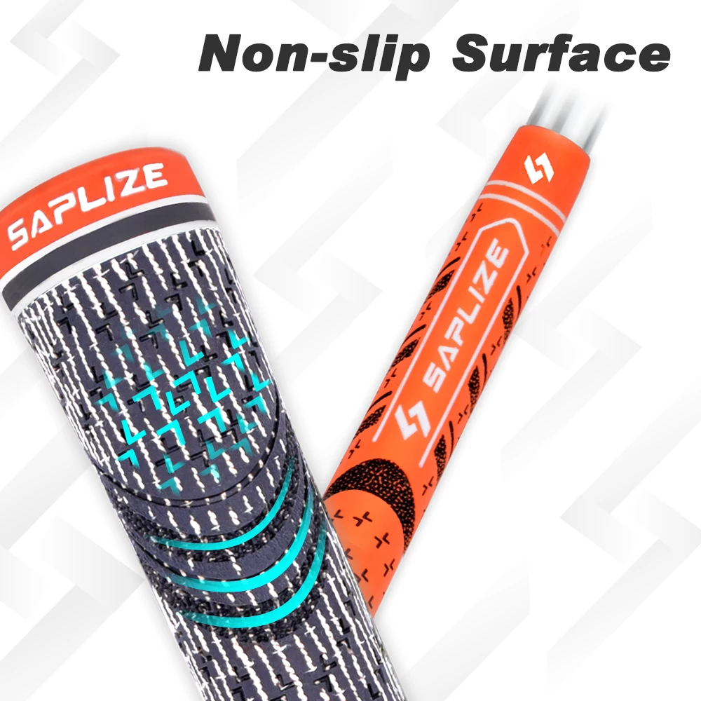 Saplize golf grips среднего размера 60R полный шнур Резиновые Нескользящие ручки для айронов 13 шт./лот