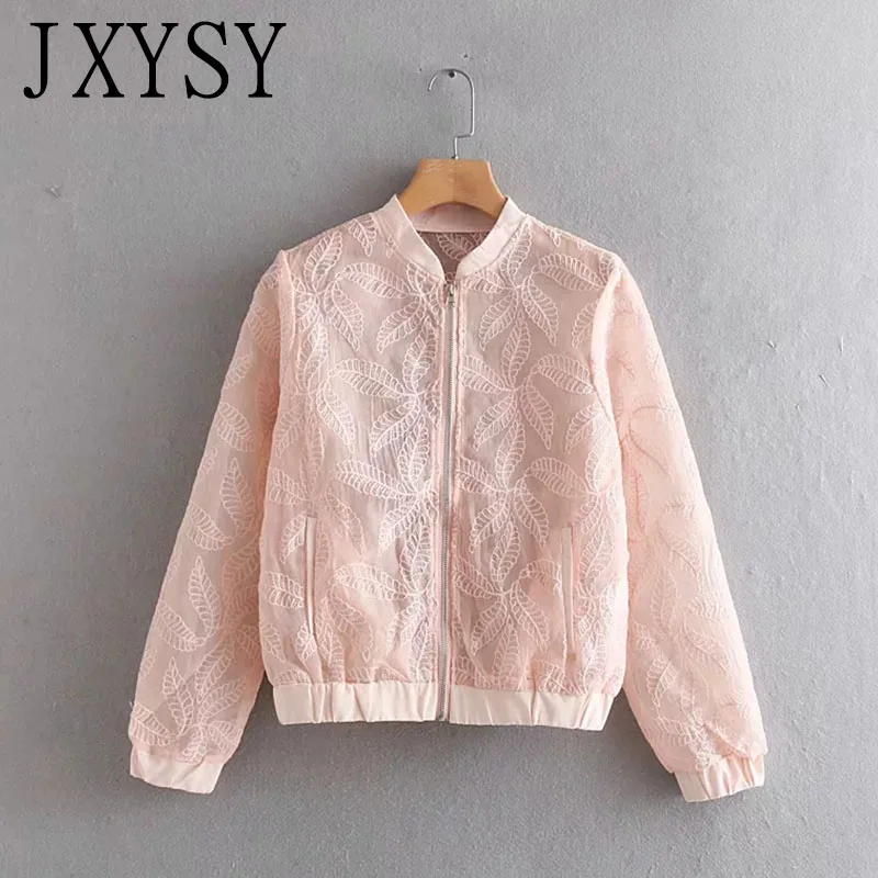 

JXYSY 2019 summer jacket women Coat england style embroidery elegant fashion Prevent bask in clothes jacket coat women