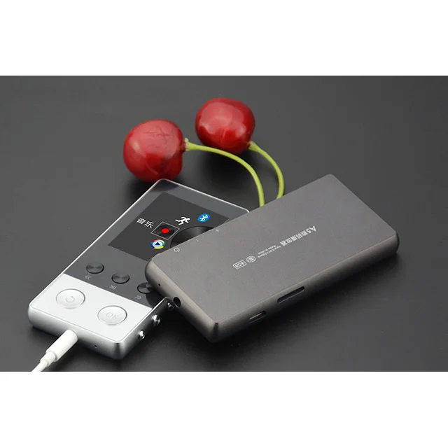 Bluetooth металлический MP3-плеер встроенный 8G Hifi Lossless музыка с шагомером и громким динамиком(серебро