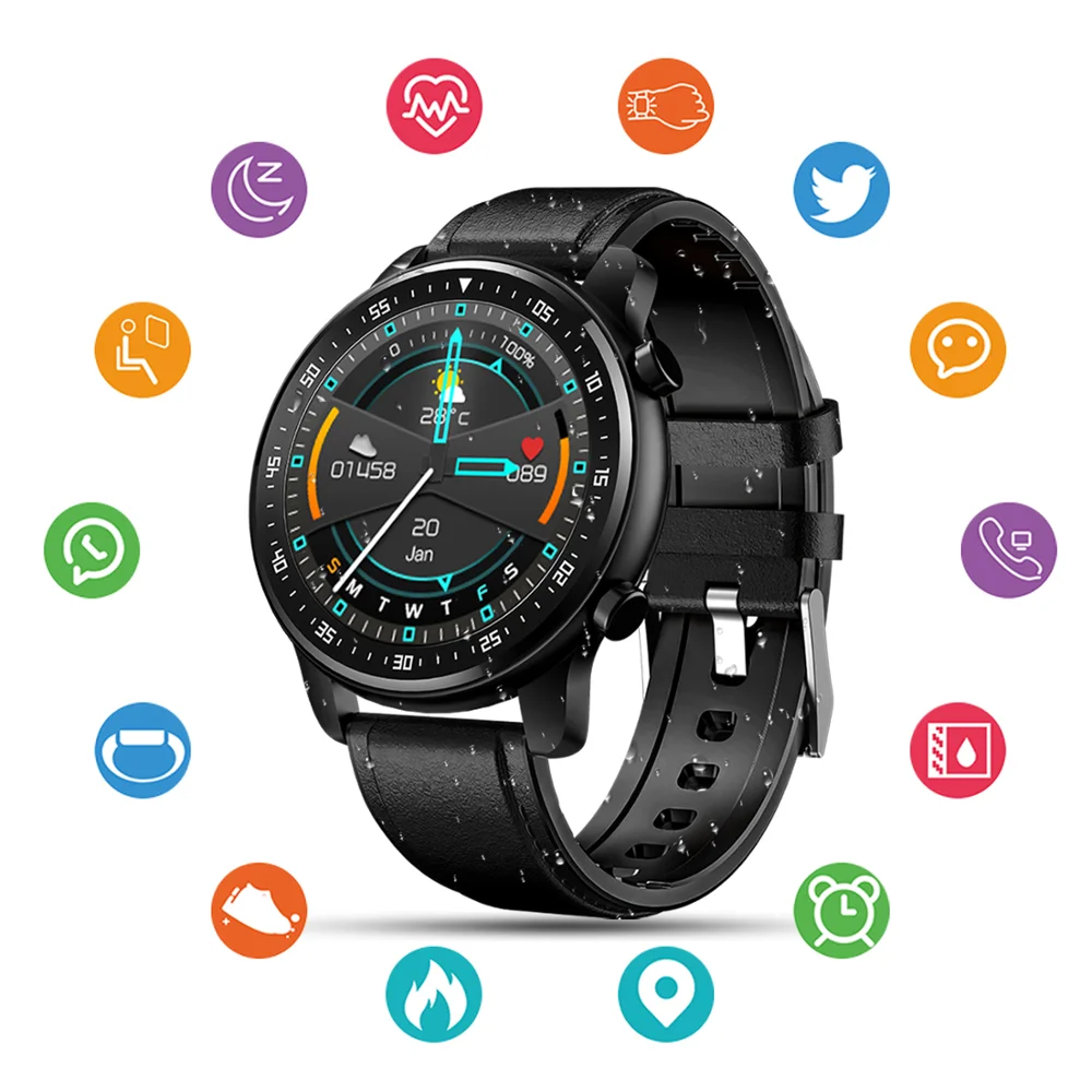 

Tipmant MT1 Men Smart Watch 2020 Fashion Business Smartwatch Bluetooth Call Sports Health Tracking Watches For Huawei Xiaomi Ios