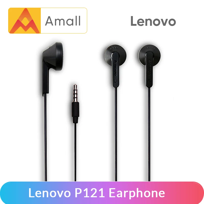Lenovo наушники P121 3 5 мм наушники-вкладыши Наушники для Xiaomi Huawei Android iOS портативных ПК