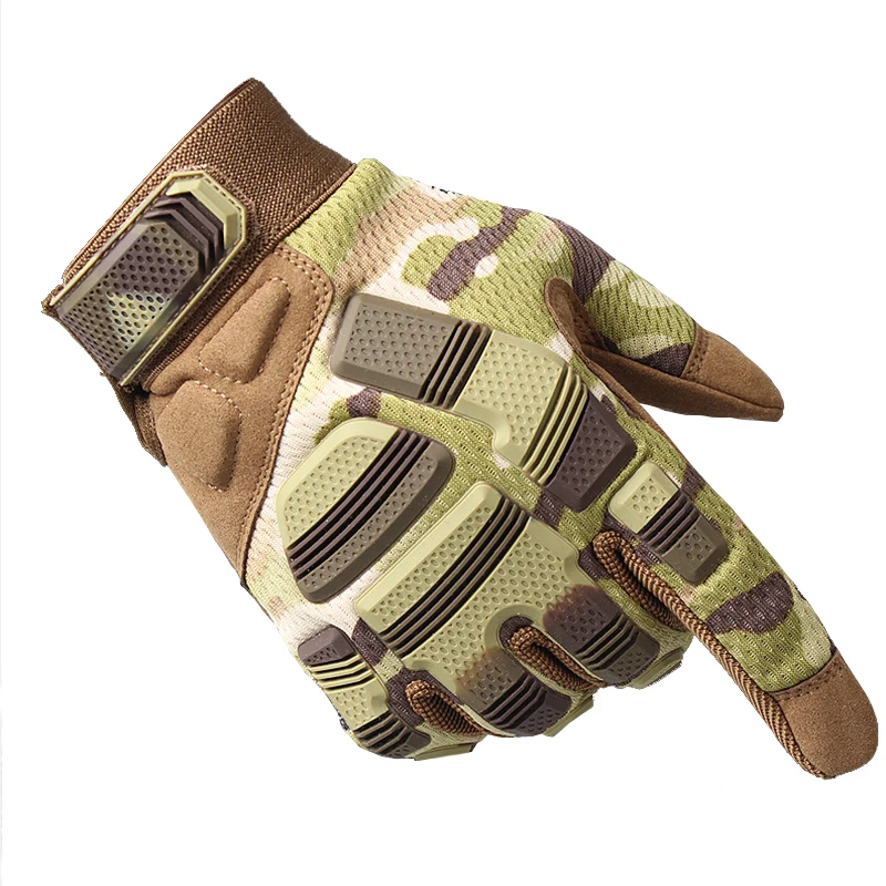 TACVASEN тактические перчатки мужские камуфляжные страйкбол армейские боевые перчатки противоскользящие байкерские мотоциклетные охотничьи перчатки полный палец M-XL