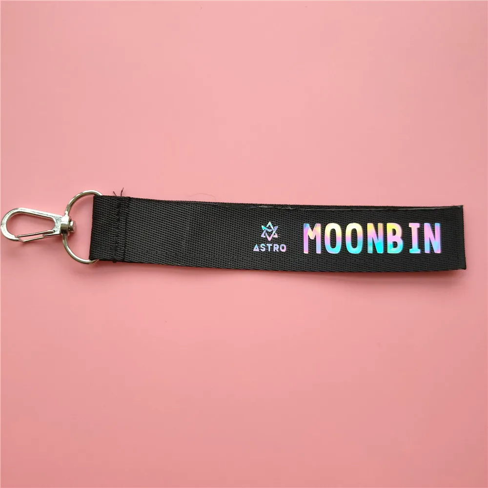 Astro Lanyard Cha Eun YOON SANHA Woo Moo Bin брелок для ключей лазерный аксессуары ключей| |