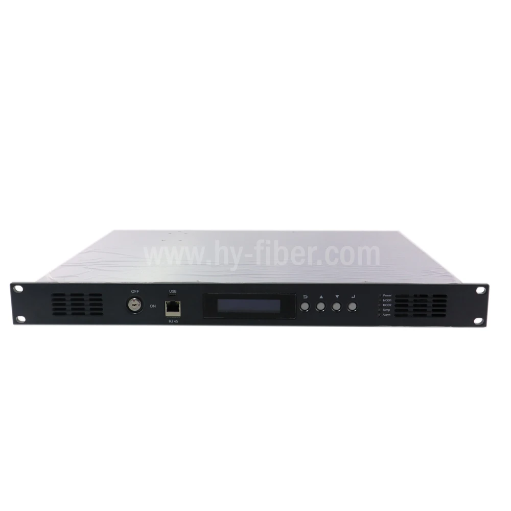 4 сторонний оптический усилитель CATV 1550nm EDFA 22dBm SC/APC источник питания с волоконным