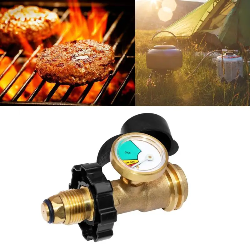 MANOMETRE,Manomètre universel de gaz de barbecue Propane réservoir de