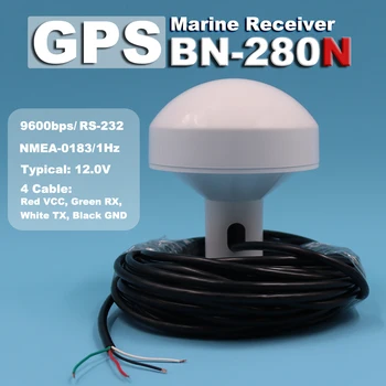 

12V RS232 Mushroom Head Shell GLONASS Beidou GPS Module GNSS Antenna Receiver BN-280N