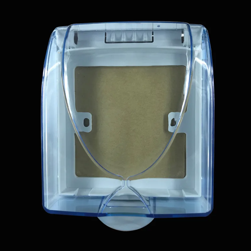 

Waterproof Switch Socket Protection Cover Plastic Transparent Box Type 86 Bathroom Power Pop Electrical Socket Accessories