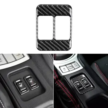 

Carbon Fiber Seat Heating Button Decorative Frame Cover Trim for Subaru BRZ 86 2013-2017 Auto Interior Styling Accessories